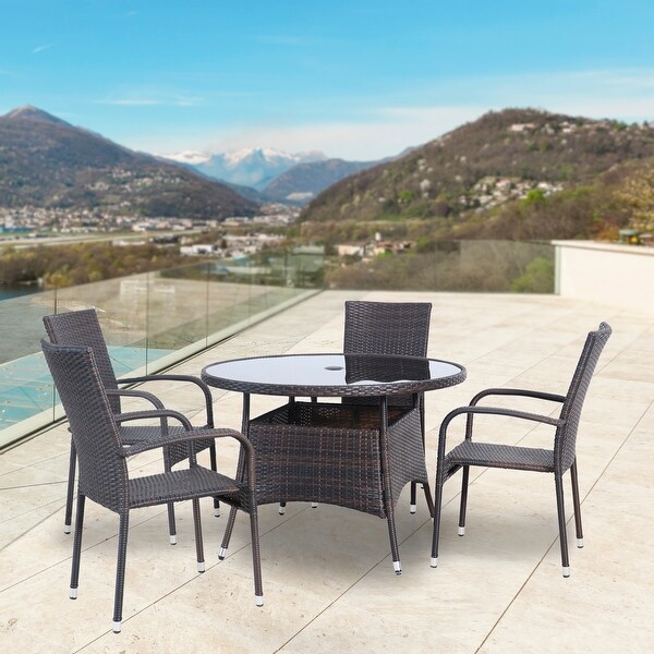 Venice 5 piece outdoor online dining set