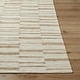 preview thumbnail 3 of 5, Tahj Transitional Stripe Jute Area Rug