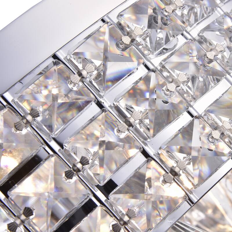 Leonce 4 - Light Chandelier Style Drum Semi Flush Mount