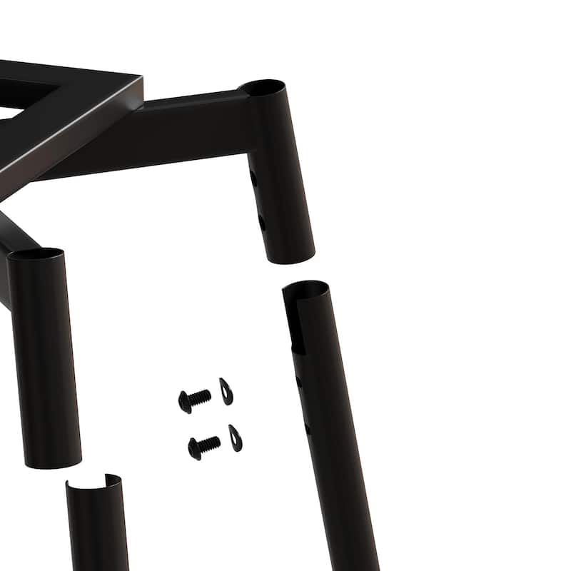 360° Swivel Bar Chairs set of 2, equipped with soft cushioned backrest counter stool, metal leg modern luxury kitchen chair