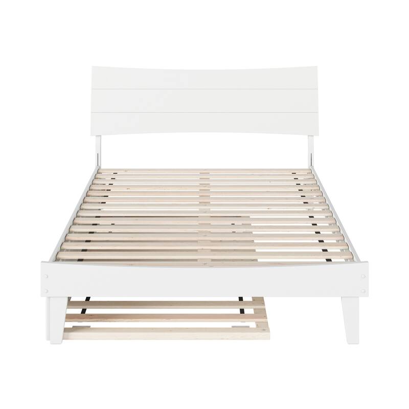 Phoenix Wood Platform Bed with Trundle