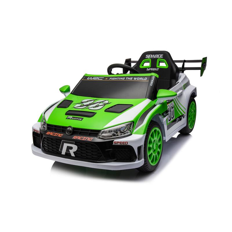 Remote Control Kids Ride On Car, 12V Battery Powered with Music, Lights, and Openable Doors