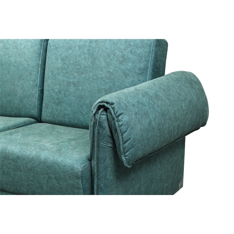 Green 2-Seating Living Room Sofa Set