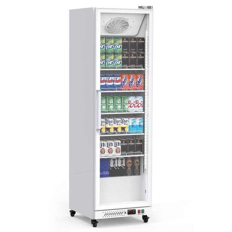 Commercial Display Refrigerator, 12.4 Cu. Ft. - White