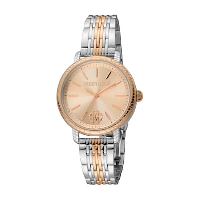 Roberto Cavalli Women RC5L034M0095 Quartz Watch - Two-Tone