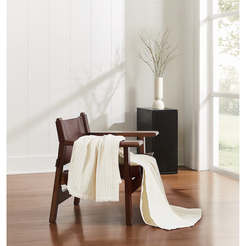 Cannon Heritage Cotton Waffle Blanket and Throw