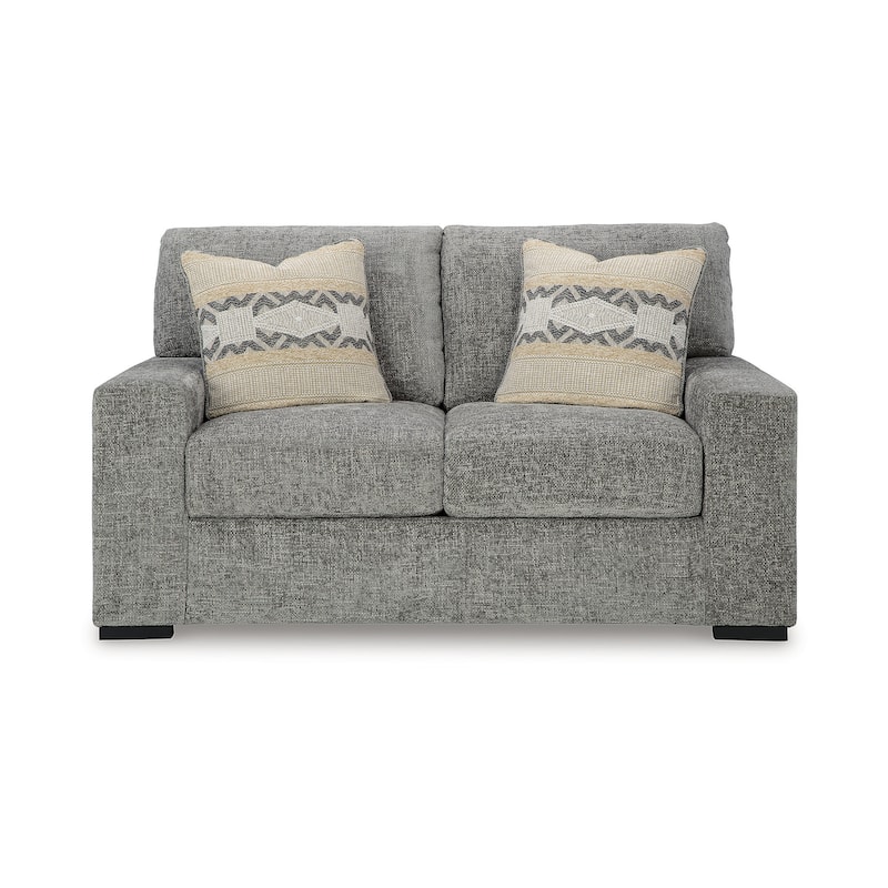 Signature Design by Ashley Dunmor Gray 4-Piece Upholstery Package - 96"W x 45"D x 42"H