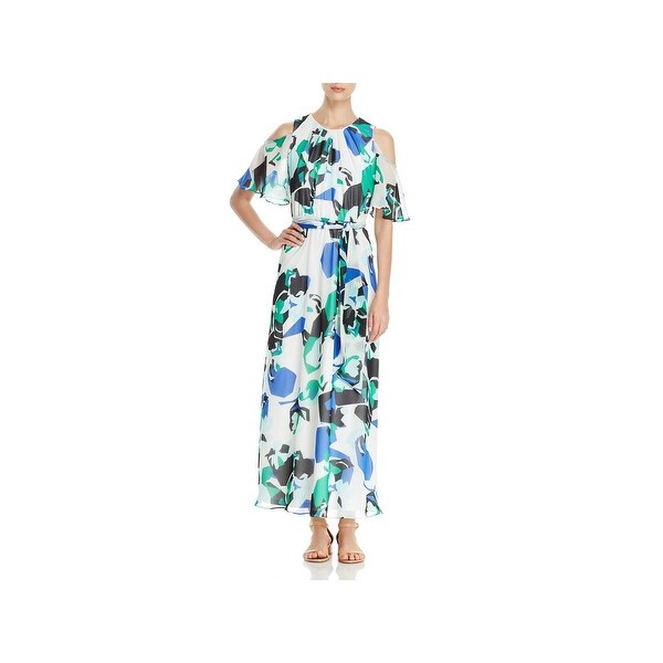 Calvin Klein Cold Shoulder Maxi Dress 2024 www.wu wei wing tzun