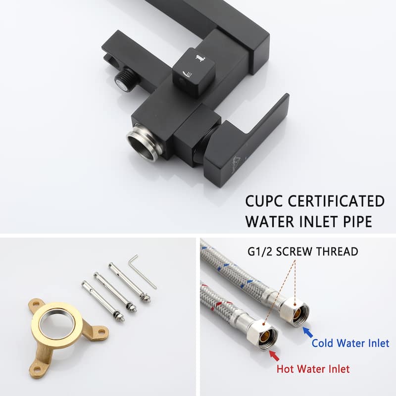 Freestanding Bathtub Faucet with Hand Held Shower