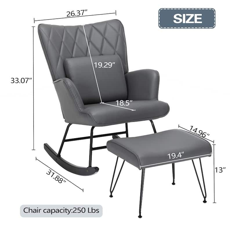 Upholstered Rocking Chair