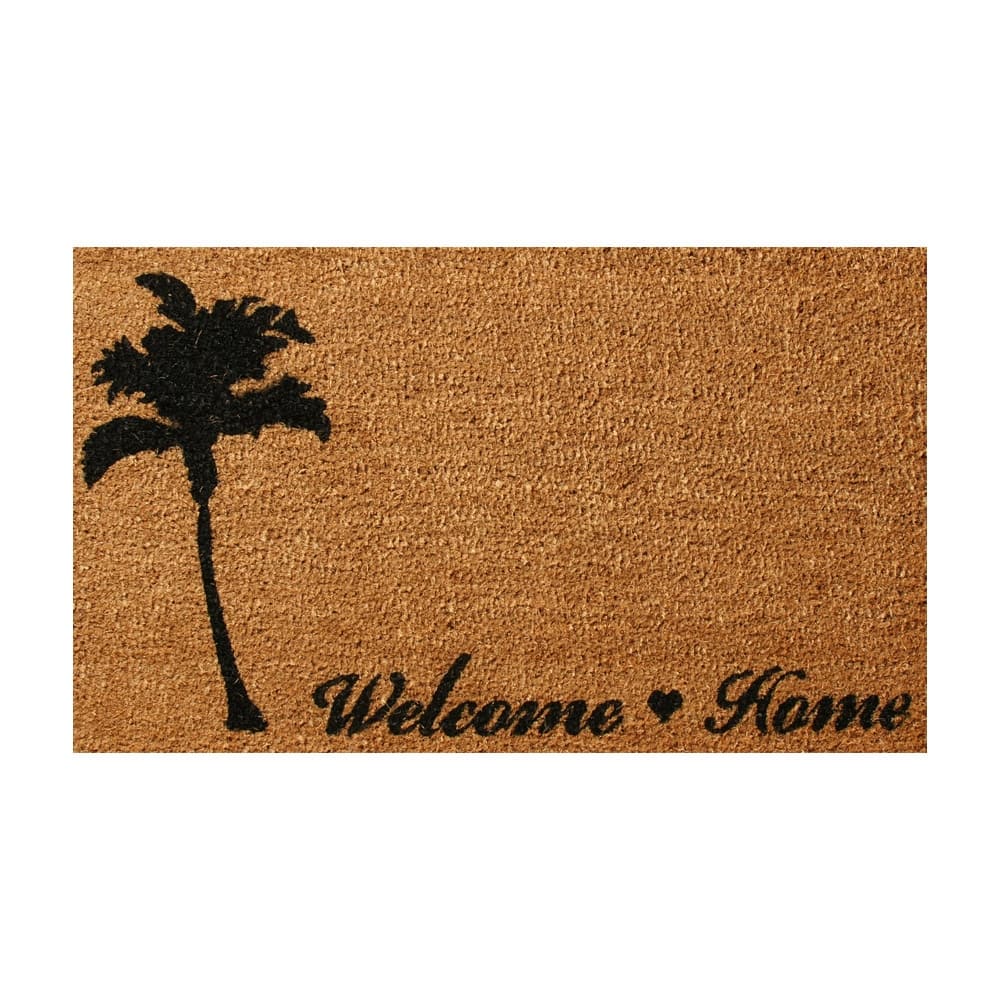 Rubber-Cal "Return to Relaxation" - Beach Themed Welcome Home Mat 15mm X 18" X 30"