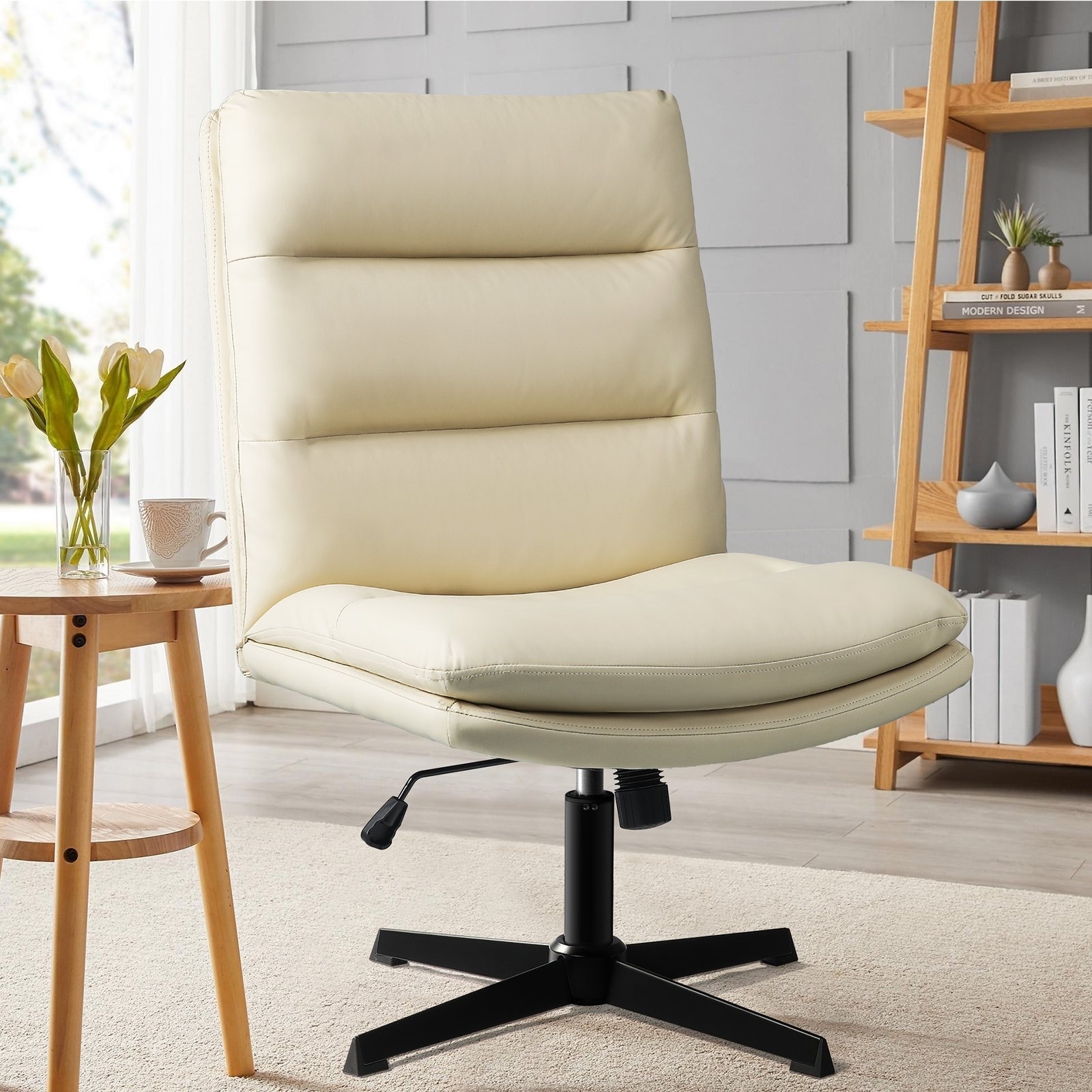 https://ak1.ostkcdn.com/images/products/is/images/direct/0f85c8a40e7ad156cec52b2fd52da1a528253165/Bossin-Armless-Office-Desk-Chair-No-Wheels%2CPU-Leather-Criss-Cross-Legged-Chair-for-Home-Office%2C-High-Back-Computer-Desk-Chair.jpg