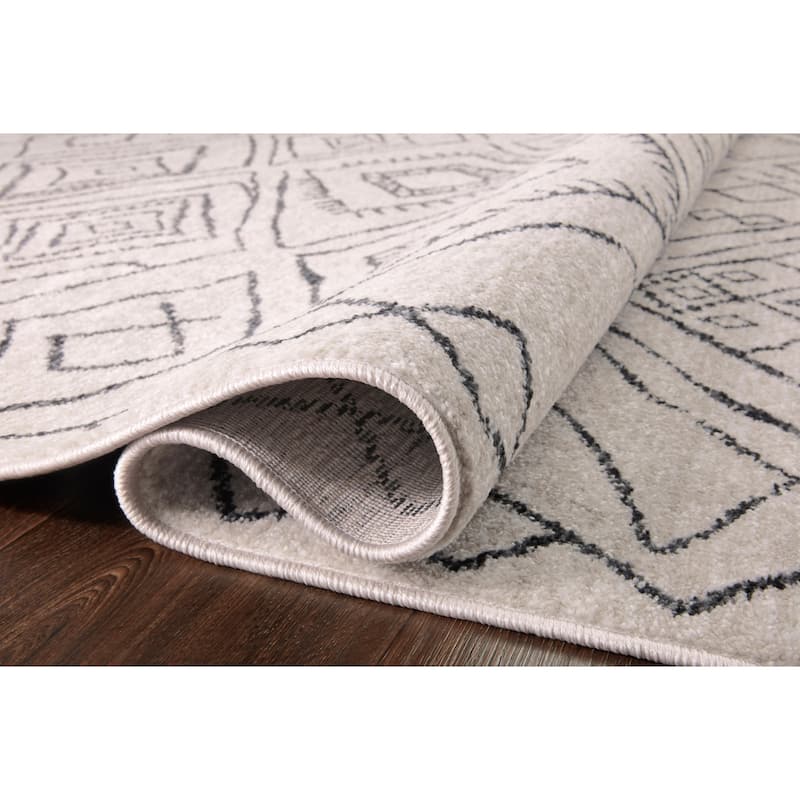 Alexander Home Rain Tribal Diamond Area Rug