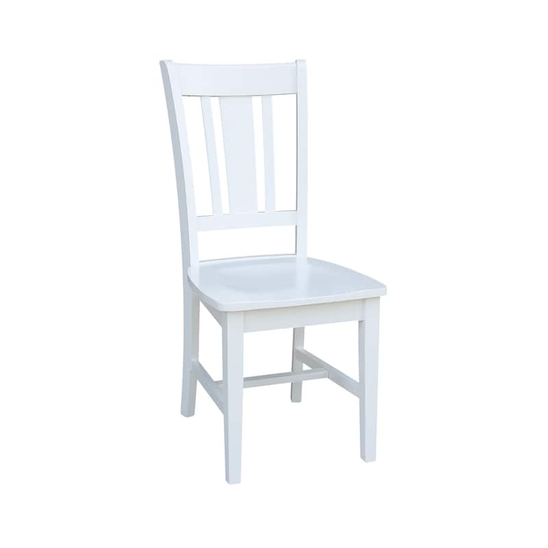International Concepts Solid Wood San Remo Splatback Chairs - Set of 2