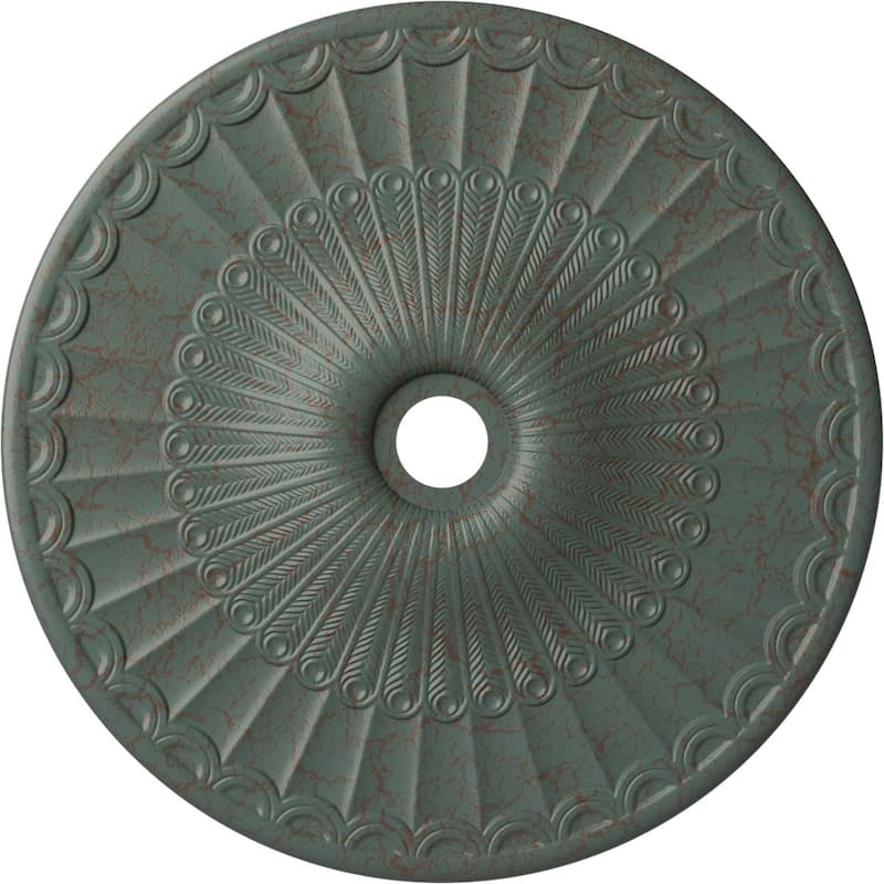 36 5/8"OD x 3 5/8"ID x 2 3/8"P Galveston Ceiling Medallion