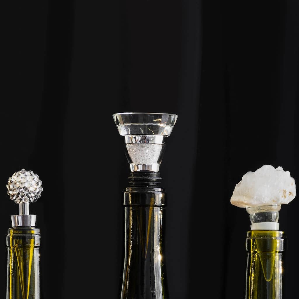 Sparkles Home Rhinestone Wine Stopper - N/A