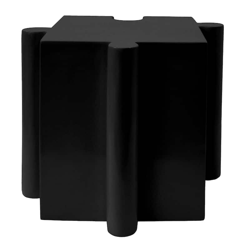 Christopher Knight Home - Ami Puzzle Art Modern 3-Piece Modular Outdoor Side Table Set with Interlocking Design
