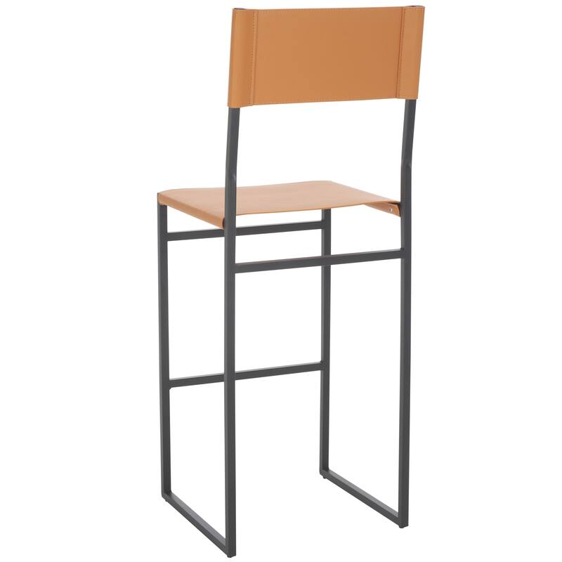 SAFAVIEH Vessie 30-inch Bar Stool (Fully Assembled) - 18 In. W x 18 In. D x 47 In. H - 18Wx18Dx47H