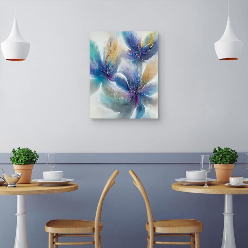 Amethyst Flicker by K. Nari Canvas Art Print