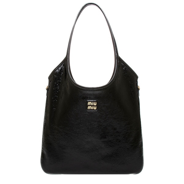 Miu Miu Ivy Naplak Patent Leather Bag - Bed Bath & Beyond - 43008199