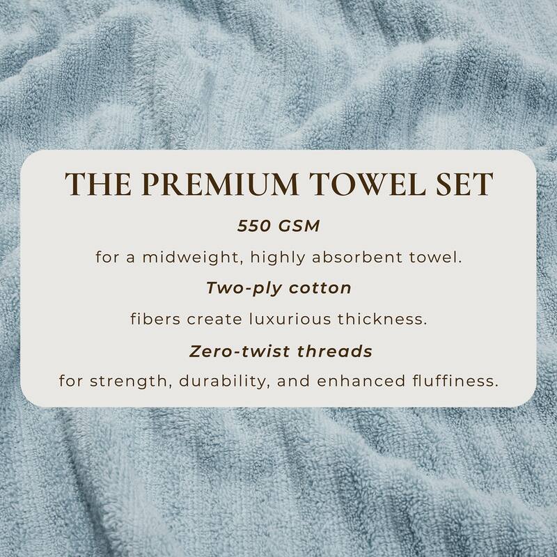 Linery & Co. Combed Cotton Bath Towel Set