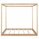 preview thumbnail 15 of 16, King Size Canopy Platform Bed with Support Legs