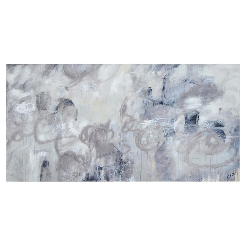 Shop Ren Wil Ol1713 Hansa 30 X 60 Abstract Frameless Painting On