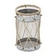 preview thumbnail 3 of 8, Silver Metal Decorative Indoor Outdoor Candle Lantern (Set of 3)