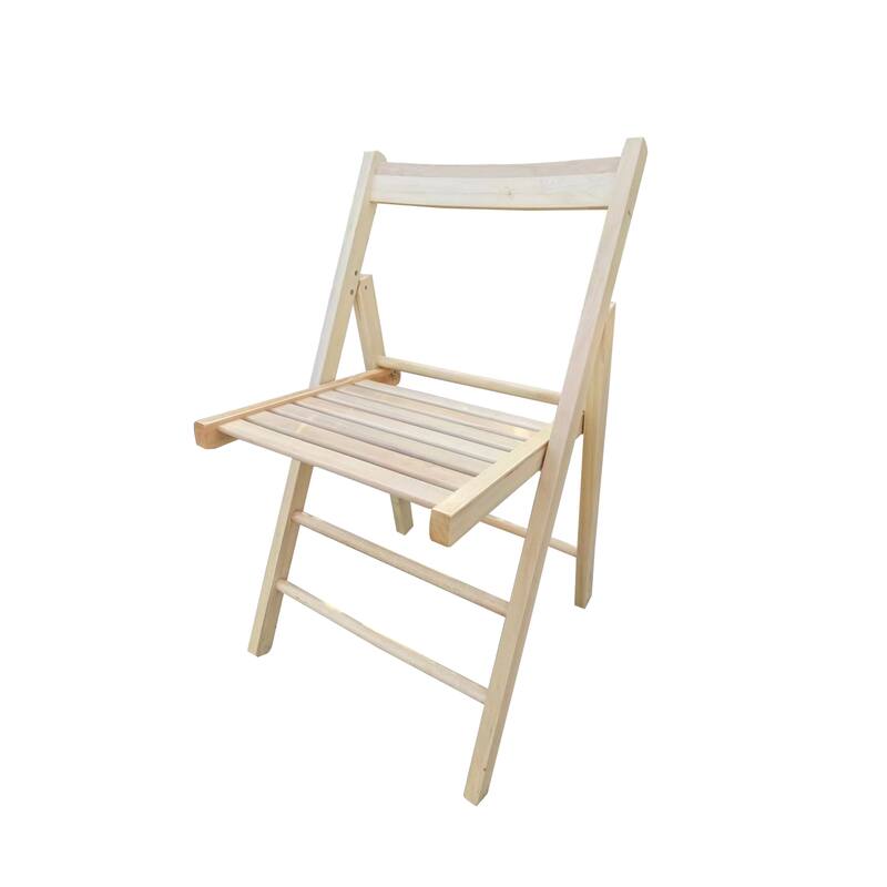 Set of 2 Wooden Folding Chairs