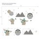preview thumbnail 2 of 2, Lambs & Ivy Star Wars The Mandalorian The Child/Baby Yoda Wall Decals