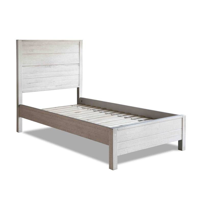 Grain Wood Furniture Montauk Distressed Solid Wood Panel Bed