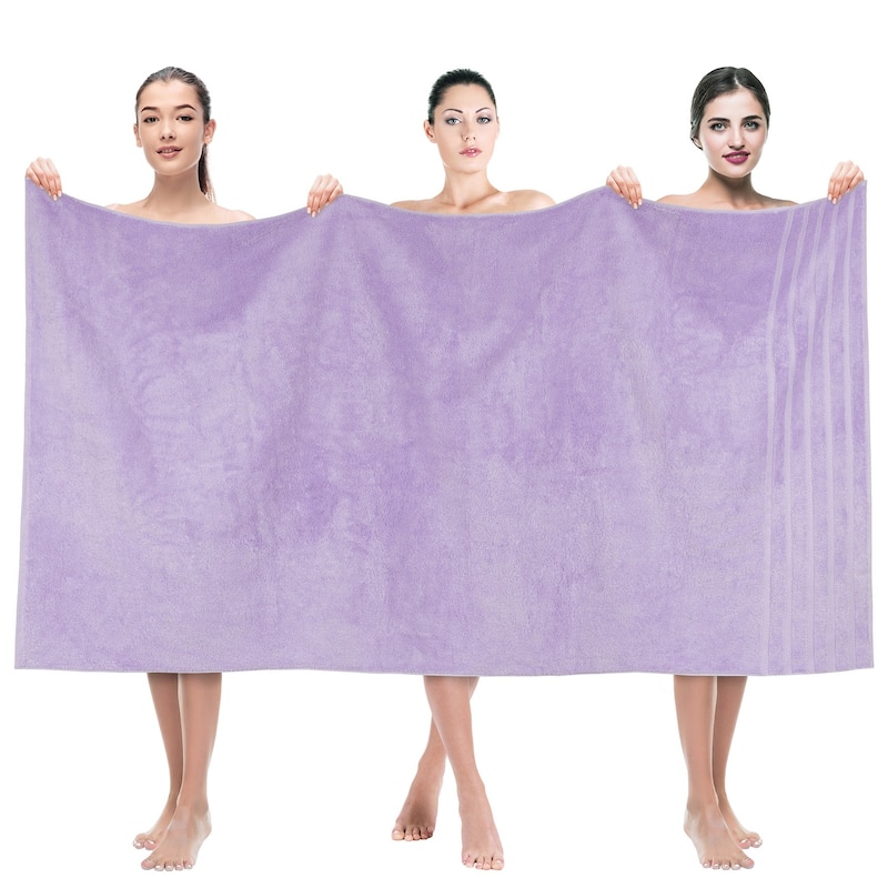 American Soft Linen 100% Cotton Large Jumbo Bath Towel 35x70 Premium & Luxury Towels