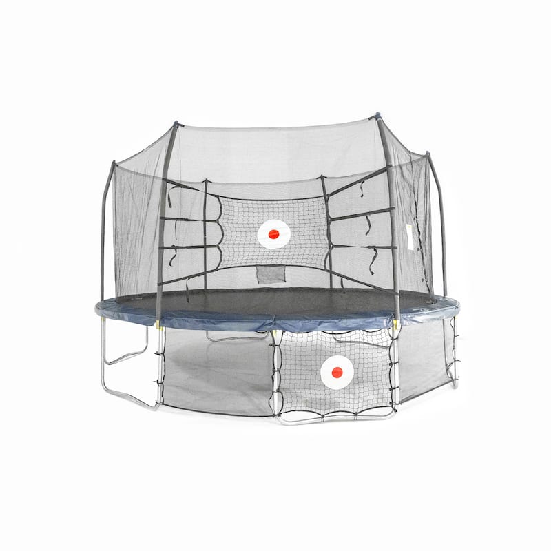 ActivPlay 15x13 Oval Trampoline Combo Kickback and Bounce back