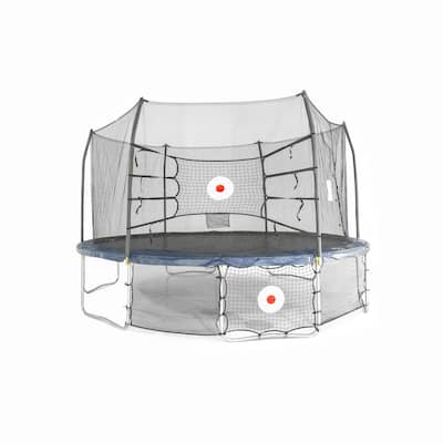ActivPlay 15x13 Oval Trampoline Combo Kickback and Bounce back