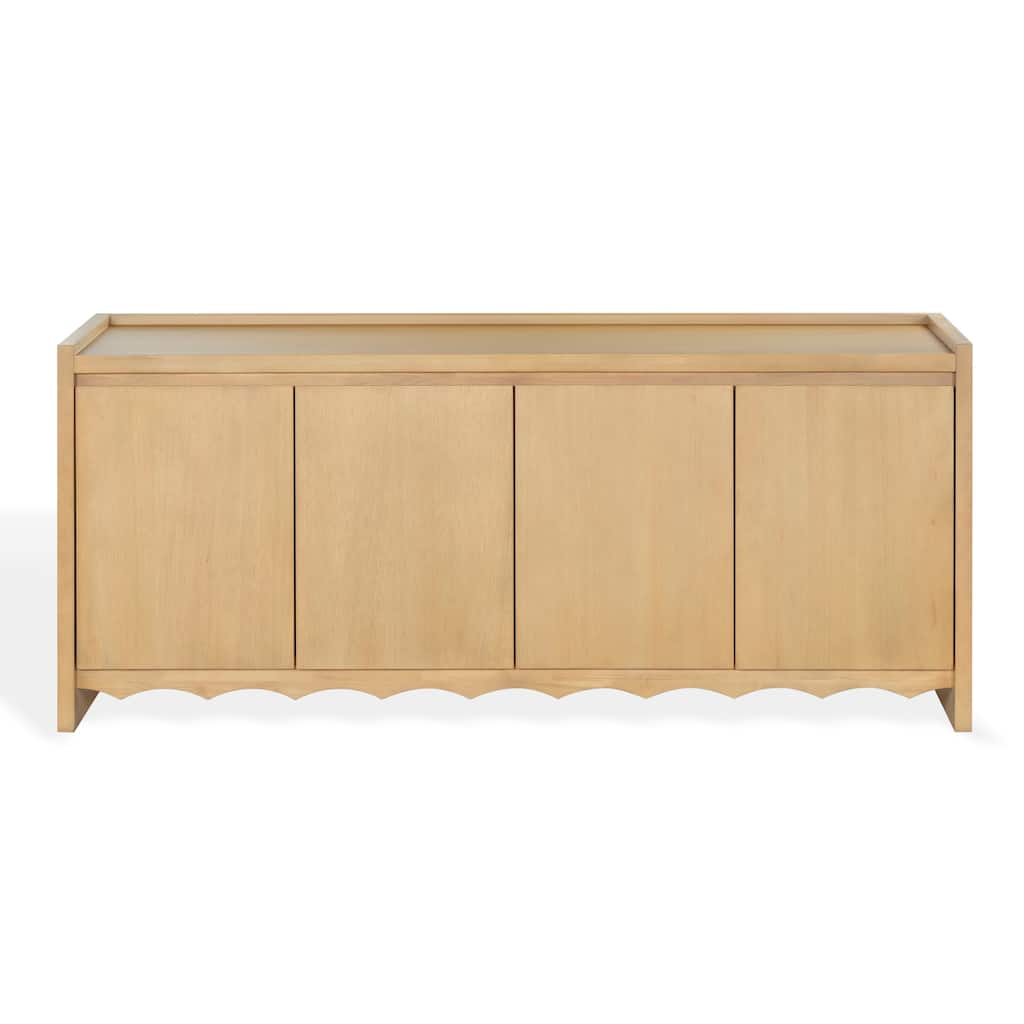 SAFAVIEH Couture Rhylee 4-Door Wood Sideboard - 71"W x 19"D x 31"H