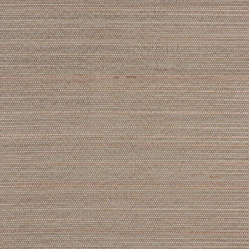 Halen Natural Grasscloth Storage Cabinet - Two-Door Console Storage Solution with Gold Ring Pulls, Modern Coastal Organizer