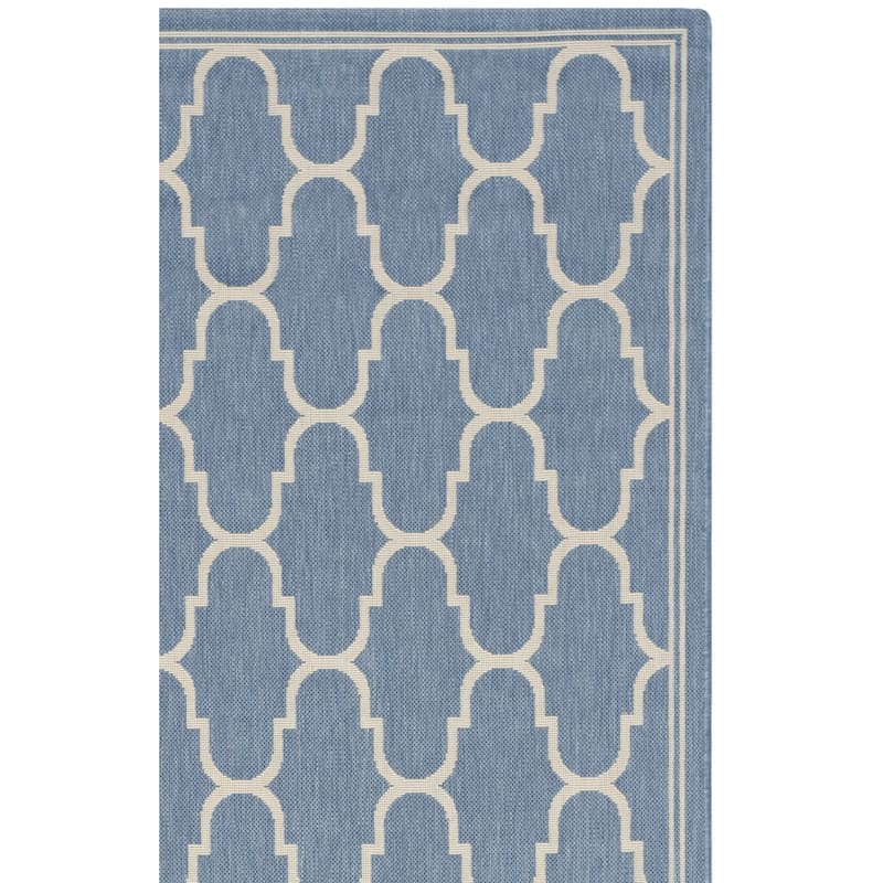 SAFAVIEH Courtyard Sufia Waterproof Trellis Backyard Patio Rug