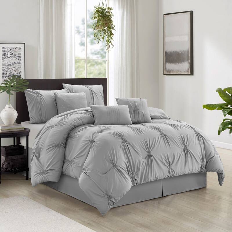 Nanshing Agathe 7 Piece Pintuck Comforter Set