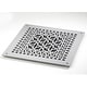 preview thumbnail 5 of 3, Reggio Registers Scroll Series 12" x 12" Grille with Mounting Holes Grey Aluminum