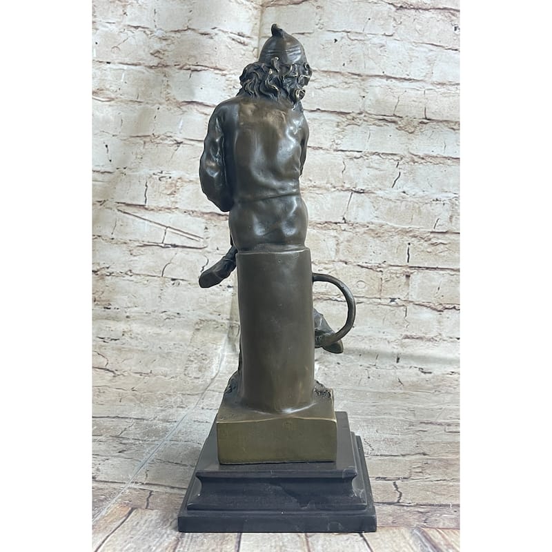 Handmade Bronze Boy Reading Book Book Sculpture Figurine Figure Statue Art