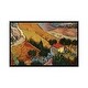 preview thumbnail 1 of 7, iCanvas "Landscape with House and Ploughman, 1889 " by Vincent van Gogh Framed