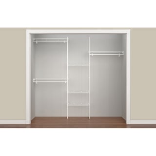ClosetMaid SuperSlide Fixed Mount 60-96 Inch Wire Closet Organizer