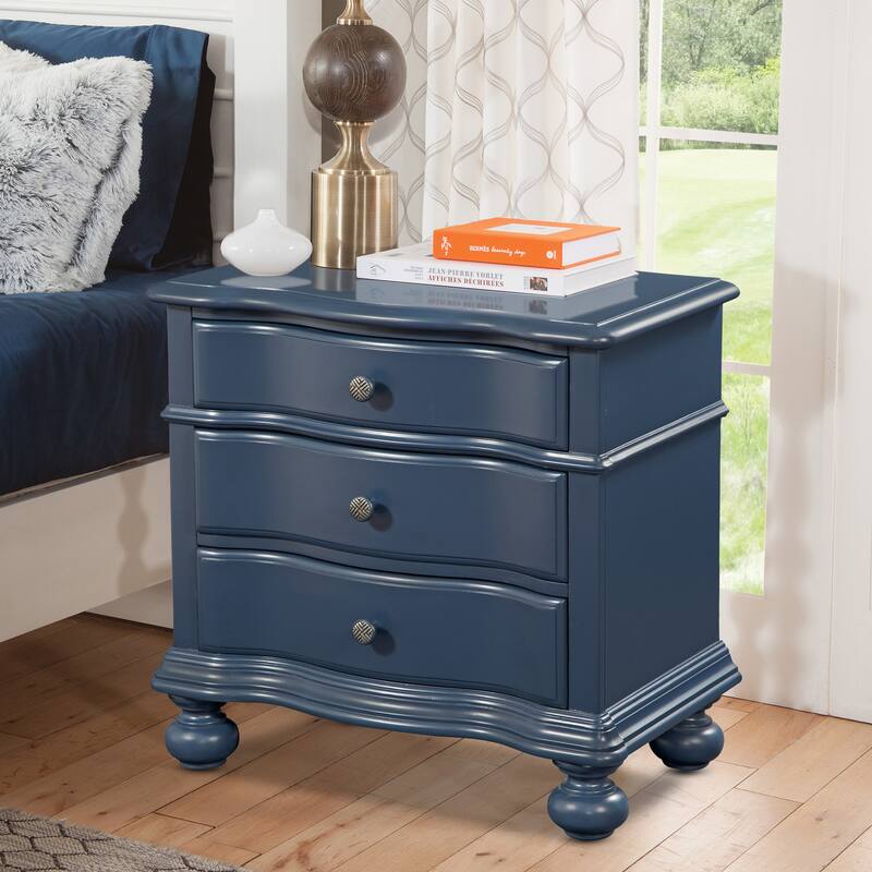 Roanoke 3-drawer Nightstand