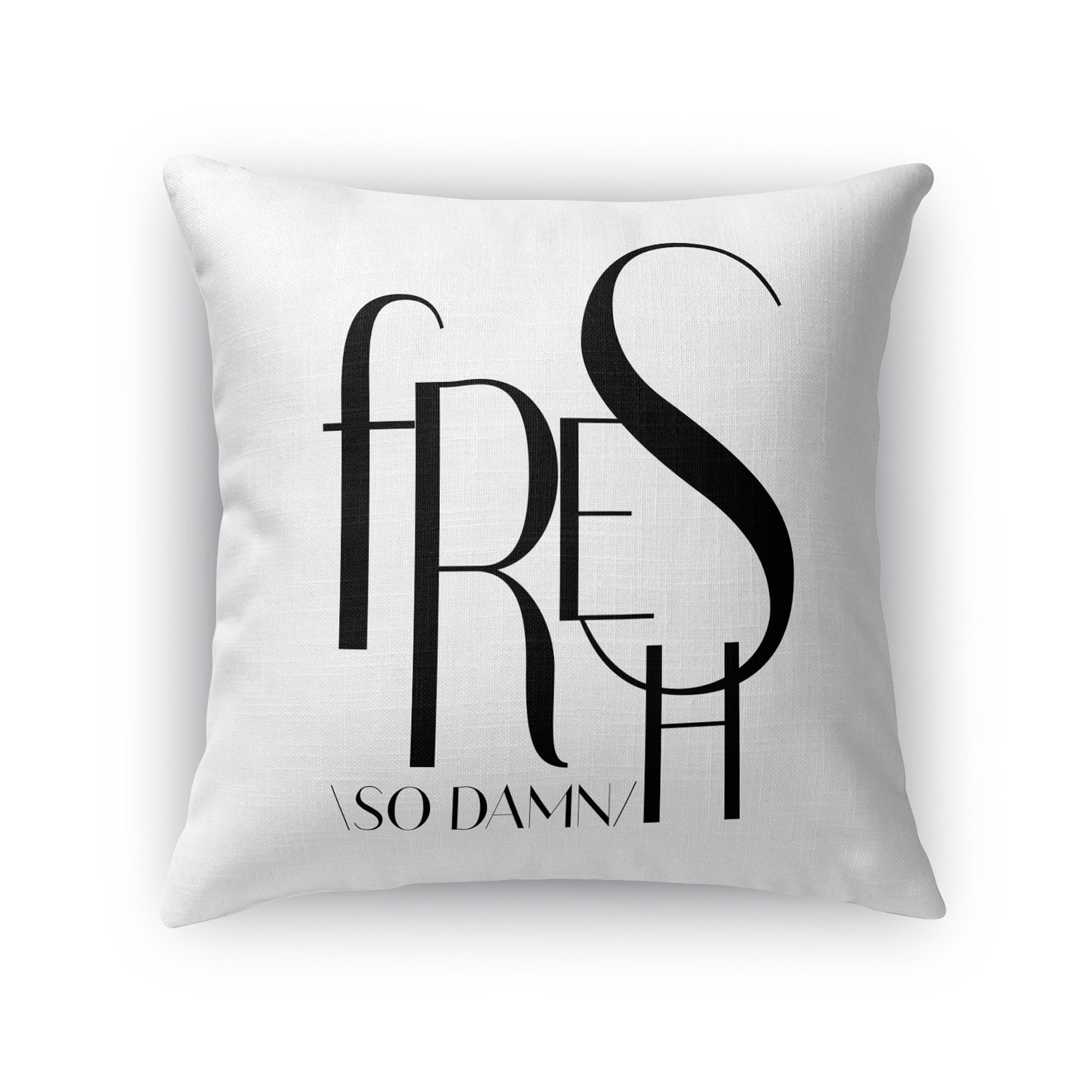 Size: 16X16X6 - - TRADITIONS Collection SCRAVC3001OP16 White KAVKA Designs So Dam Fresh Indoor-Outdoor Pillow, 