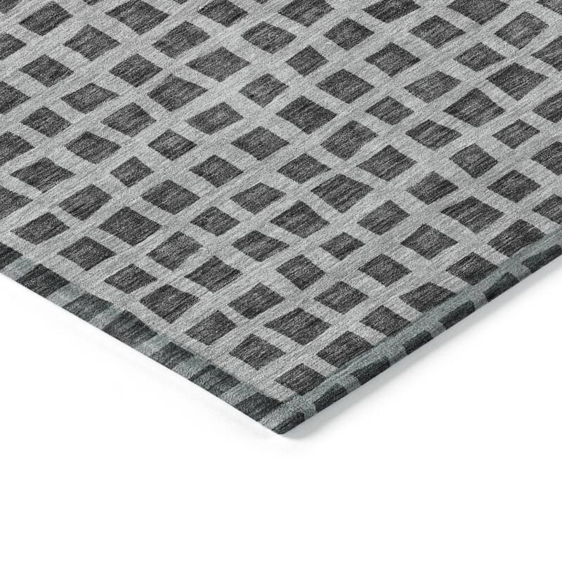 HomeRoots Geometric Transitional Rectangle Outdoor Rug