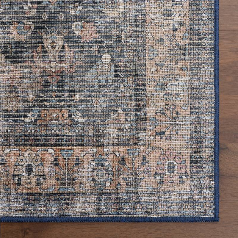 Nuloom Carmela Medallion Machine Washable Area Rug