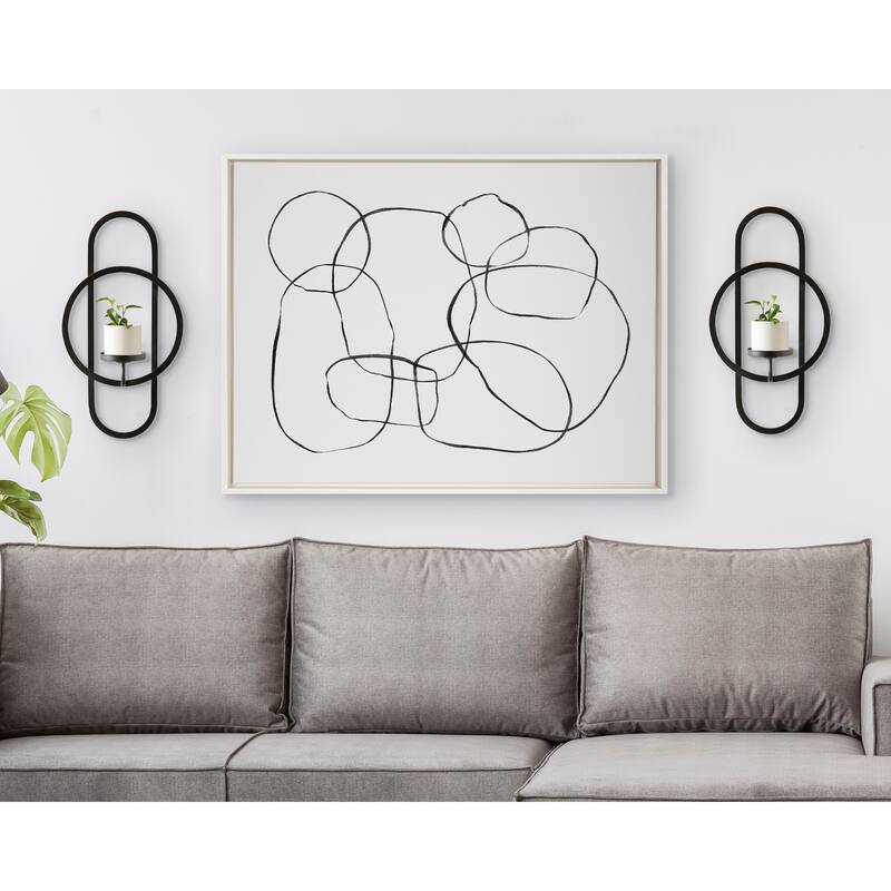 Kate and Laurel Jonas Metal Wall Sconce - 10x5x19