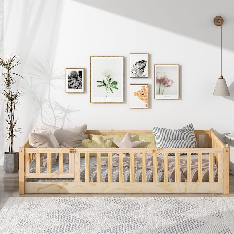 Twin size Floor Platform Bed