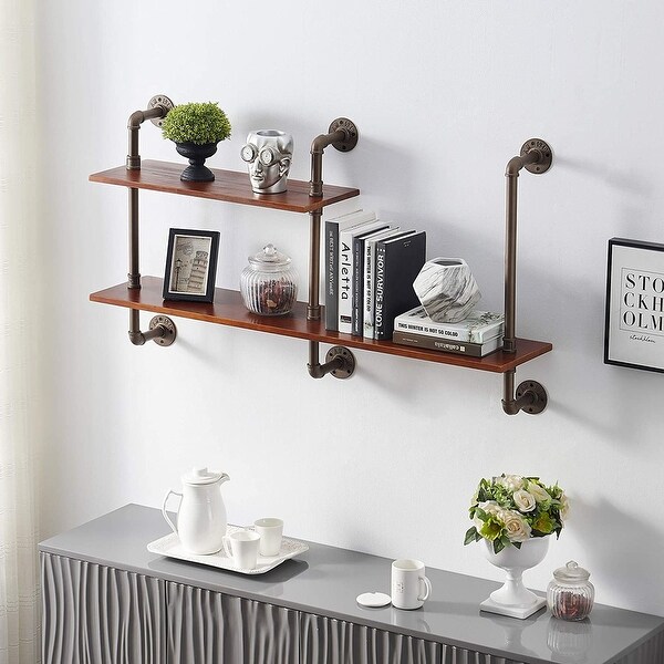 Vintage sales pipe shelves