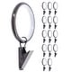 preview thumbnail 16 of 24, Meriville Drapery Curtain Rings with Clip - 1.5-Inch Inner Diameter with insert Oil-Rubbed Bronze - Set  of 14